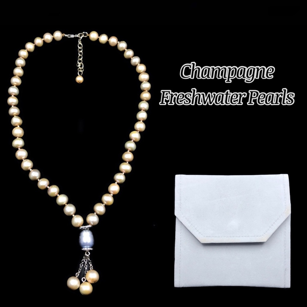 Freshwater Champagne Pearl Necklace